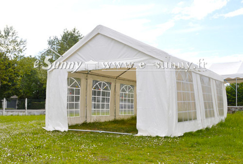 Tente de Réception PVC Premium+ Tube 50mm 4x6m, Tente de Réception