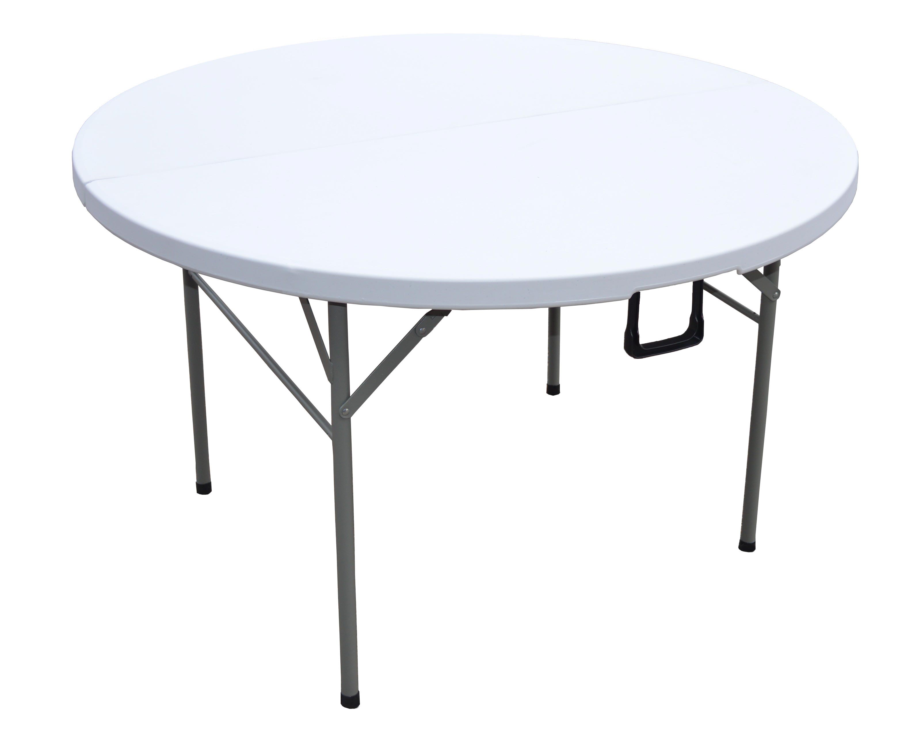 Table pliante ronde Dia 122cm NESTING / 4-6 personnes - Table pliante - Table  pliante polyéthylène